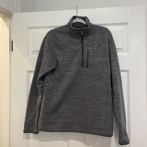 Patagonia Heathered Gray Fleece Pullover